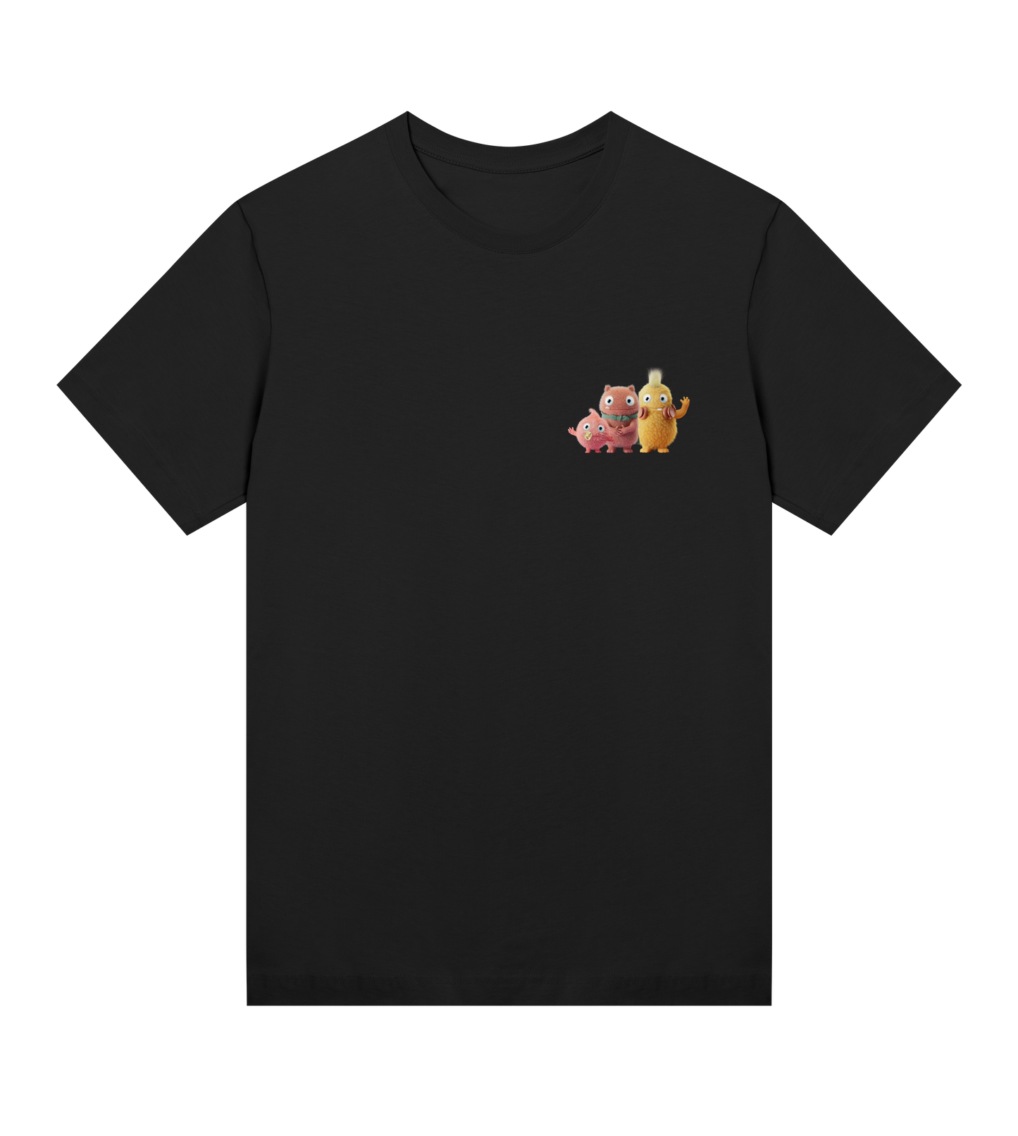 Womens Regular Tee - 3 friends on the front