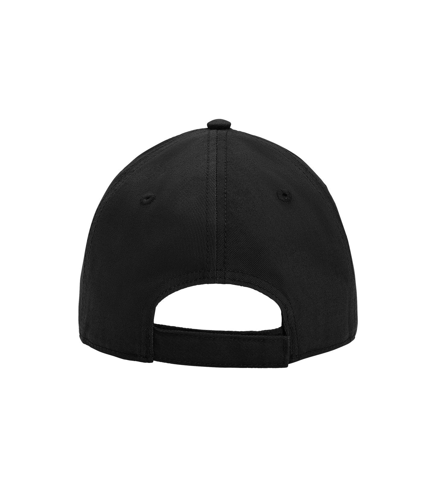 Twill Baseball Cap - Black