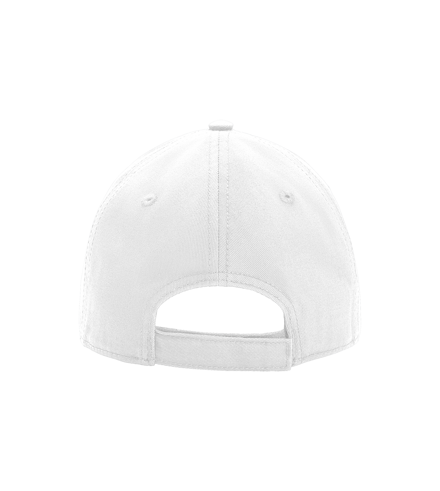 Twill Baseball Cap - White