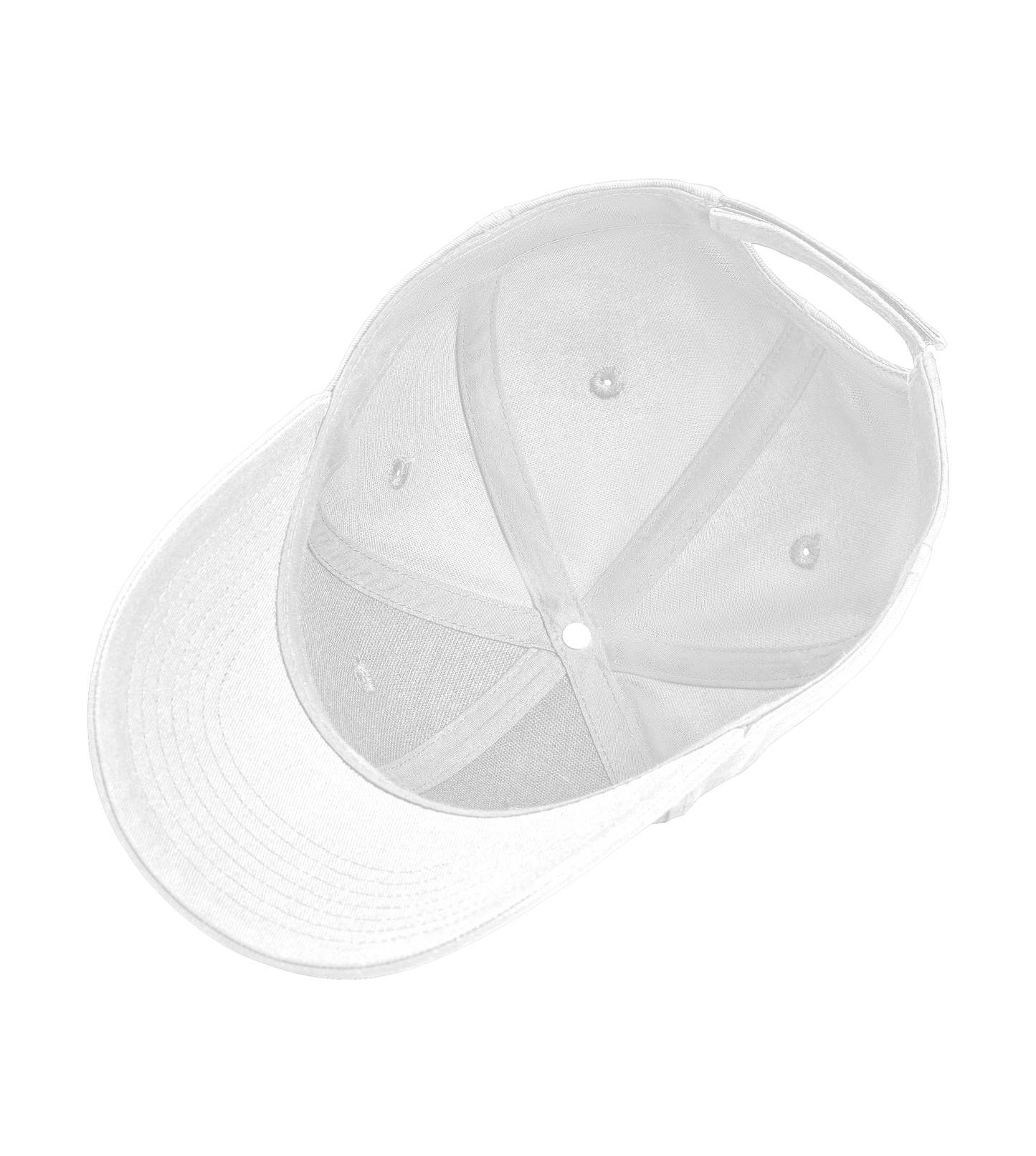 Twill Baseball Cap - White